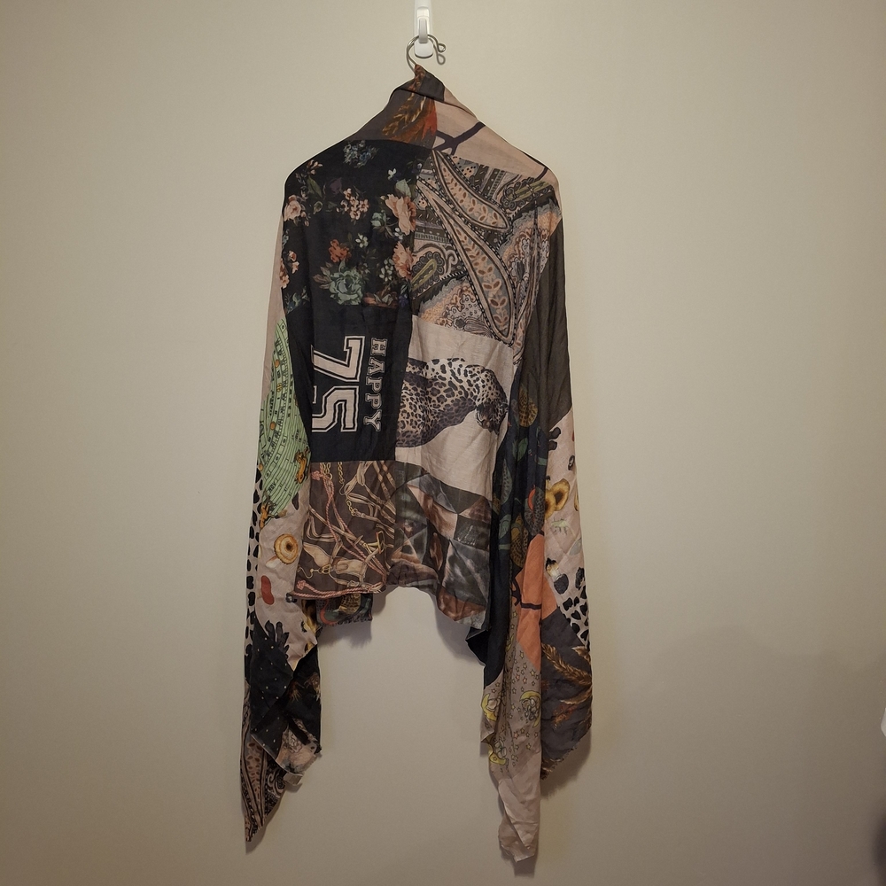 Codello Wool Blend Mixed Print Designer Scarf Sof… - image 2